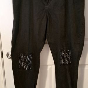 Melissa McCarthy Black denim 7 jeans